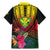 Hawaii Kanaka Maoli Flag Day Family Matching Mermaid Dress and Hawaiian Shirt Tropical Flowers