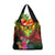 Hawaii Kanaka Maoli Flag Day Grocery Bag Tropical Flowers