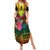 Hawaii Kanaka Maoli Flag Day Summer Maxi Dress Tropical Flowers