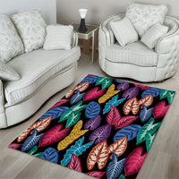Hawaii Colorful Tropical Leaves Area Rug LT01 - Polynesian Pride