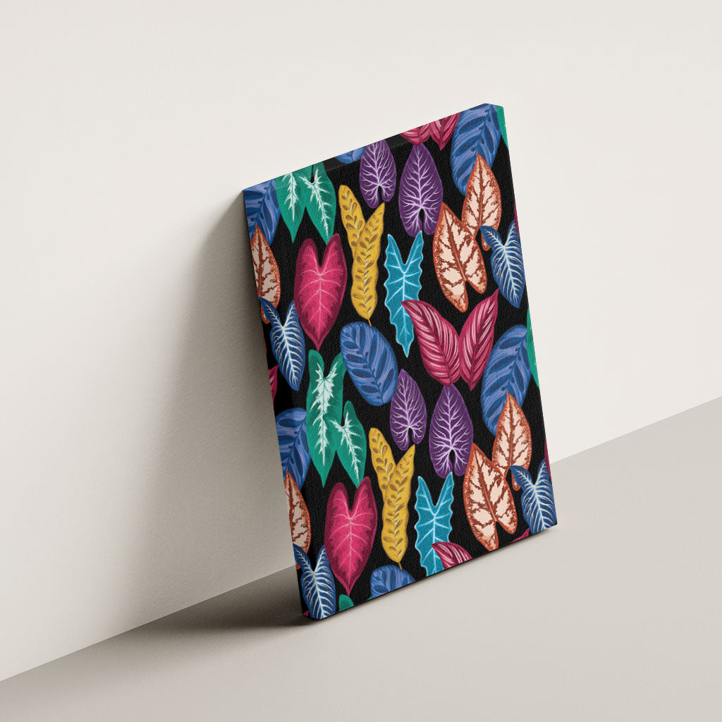 Hawaii Colorful Tropical Leaves Canvas Wall Art LT01 - Polynesian Pride