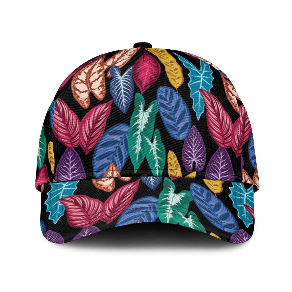 Hawaii Colorful Tropical Leaves Classic Cap