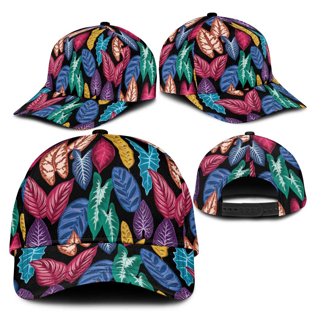 Hawaii Colorful Tropical Leaves Classic Cap