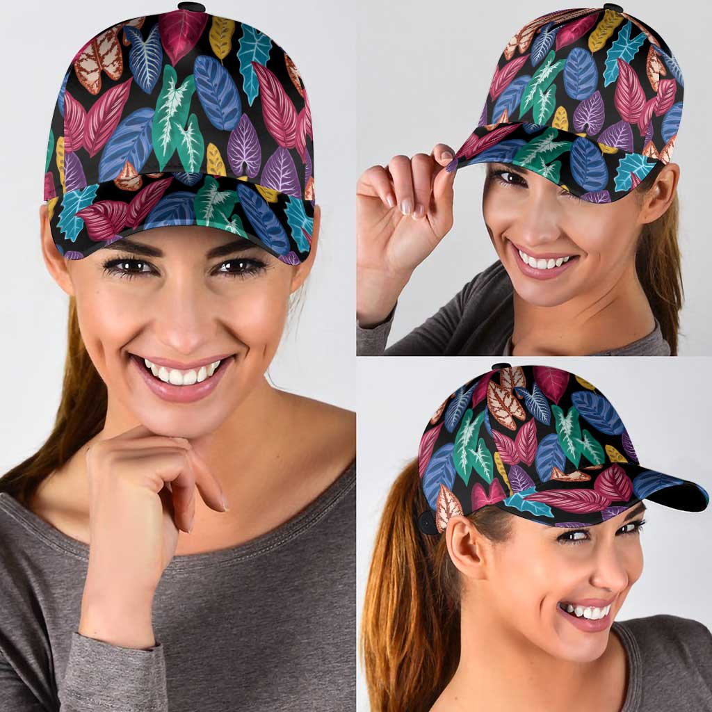 Hawaii Colorful Tropical Leaves Classic Cap