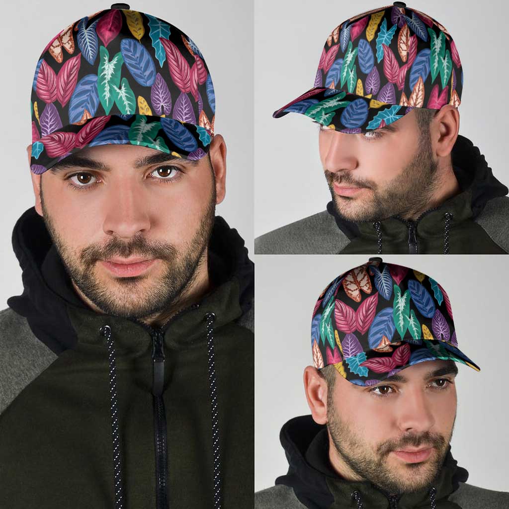 Hawaii Colorful Tropical Leaves Classic Cap