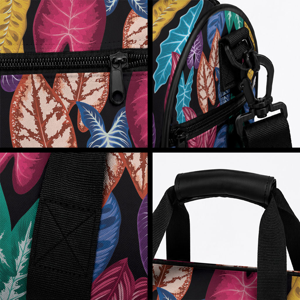 Hawaii Colorful Tropical Leaves Duffle Bag
