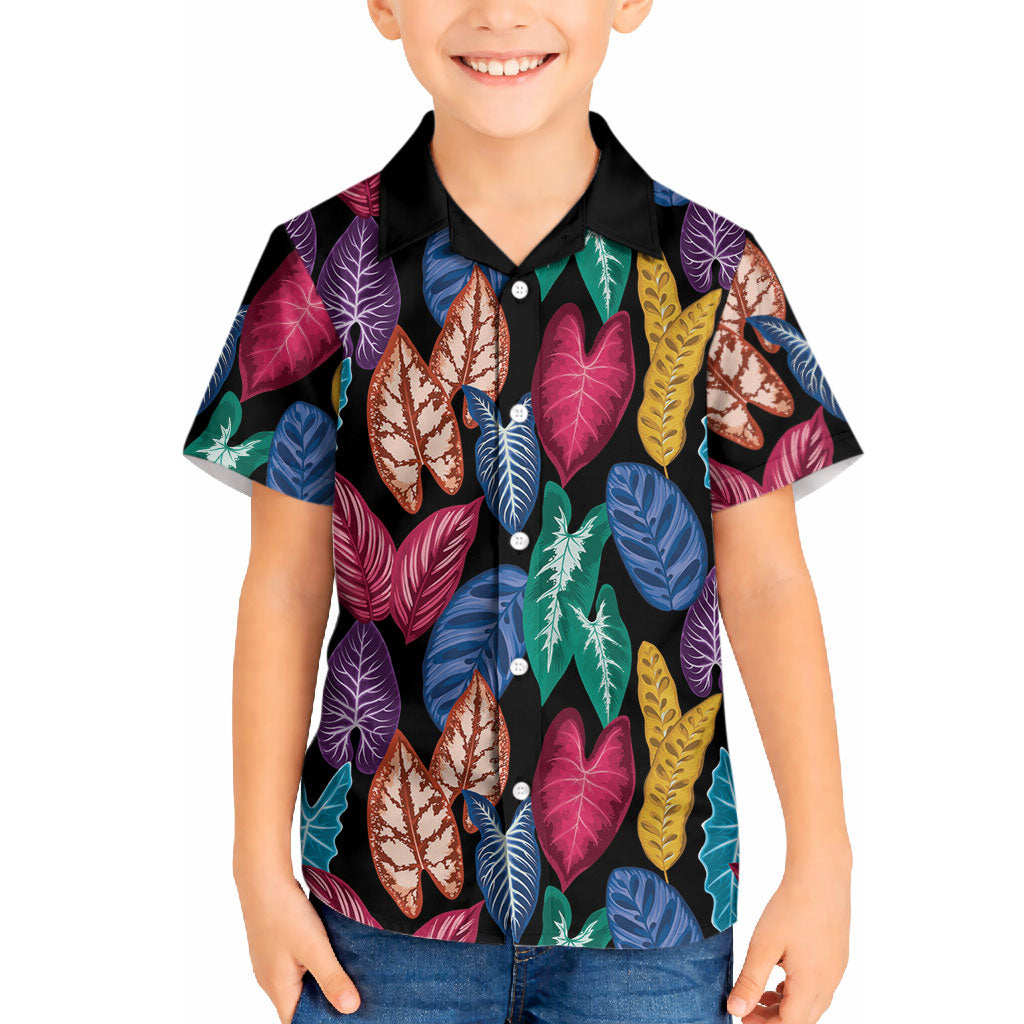 Hawaii Colorful Tropical Leaves Hawaiian Shirt LT01 - Polynesian Pride