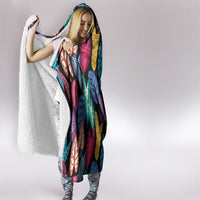 Hawaii Colorful Tropical Leaves Hooded Blanket LT01 - Polynesian Pride