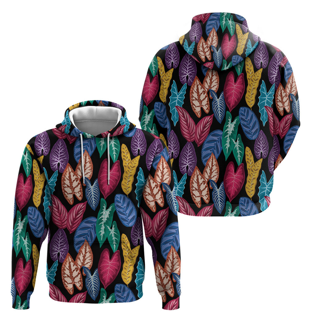 Hawaii Colorful Tropical Leaves Hoodie LT01 - Polynesian Pride