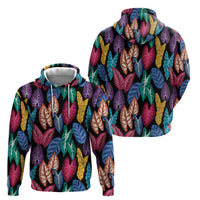 Hawaii Colorful Tropical Leaves Hoodie LT01 - Polynesian Pride