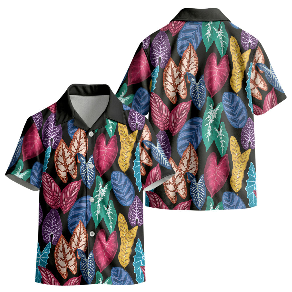 Hawaii Colorful Tropical Leaves Kid Hawaiian Shirt LT01 - Polynesian Pride