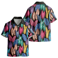 Hawaii Colorful Tropical Leaves Kid Hawaiian Shirt LT01 - Polynesian Pride