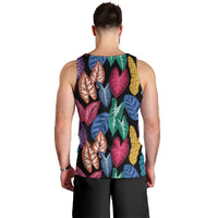 Hawaii Colorful Tropical Leaves Men Tank Top LT01 - Polynesian Pride