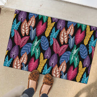 Hawaii Colorful Tropical Leaves Rubber Doormat LT01 - Polynesian Pride