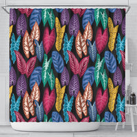 Hawaii Colorful Tropical Leaves Shower Curtain LT01 - Polynesian Pride