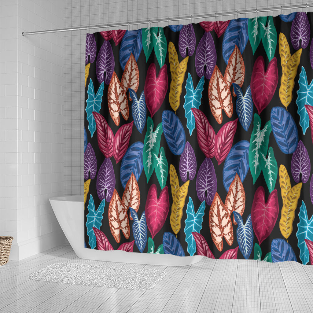 Hawaii Colorful Tropical Leaves Shower Curtain LT01 - Polynesian Pride