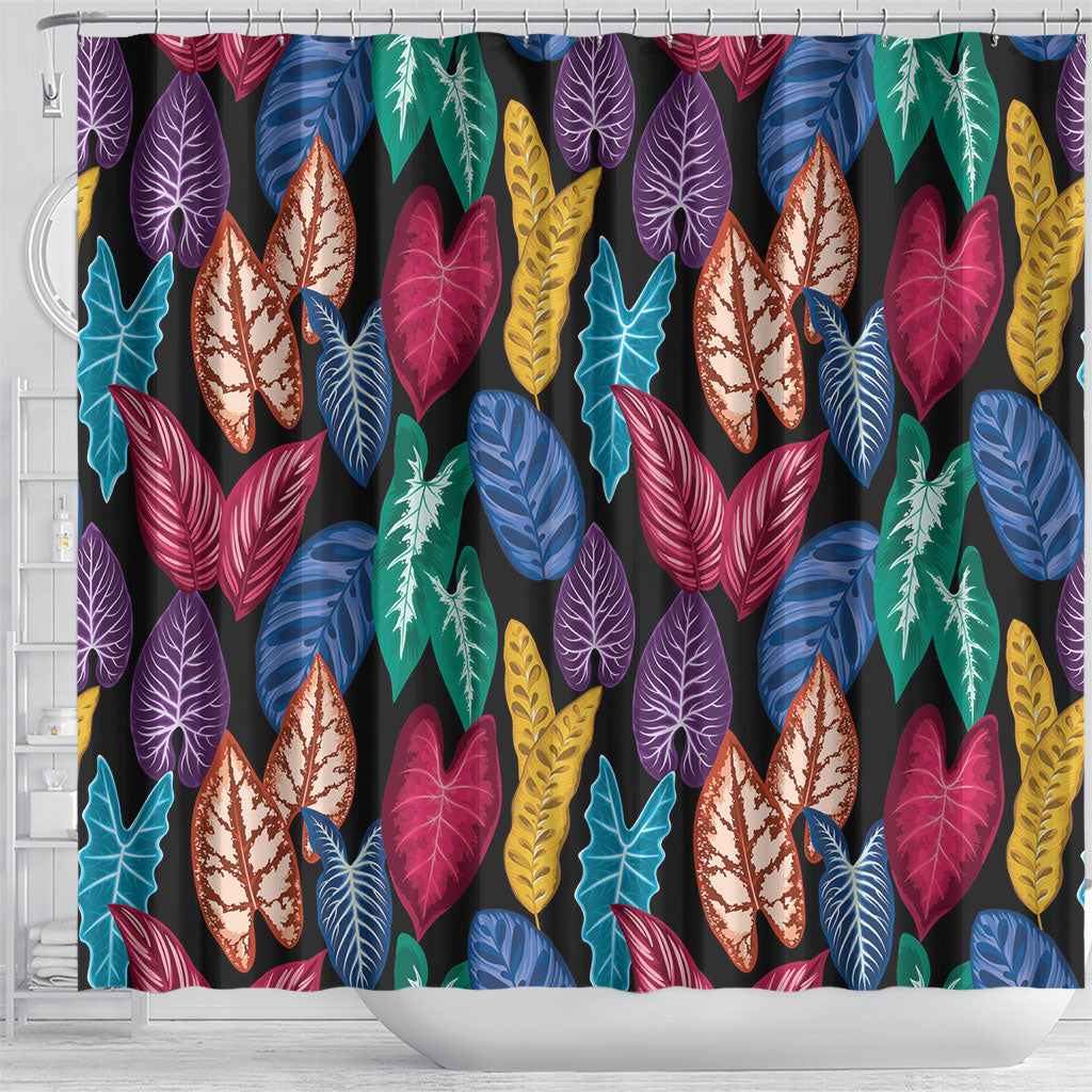 Hawaii Colorful Tropical Leaves Shower Curtain LT01 - Polynesian Pride