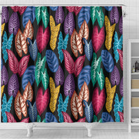 Hawaii Colorful Tropical Leaves Shower Curtain LT01 - Polynesian Pride