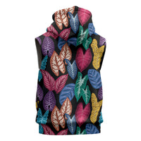 Hawaii Colorful Tropical Leaves Sleeveless Hoodie LT01 - Polynesian Pride