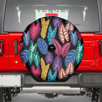 Hawaii Colorful Tropical Leaves Spare Tire Cover