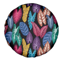 Hawaii Colorful Tropical Leaves Spare Tire Cover