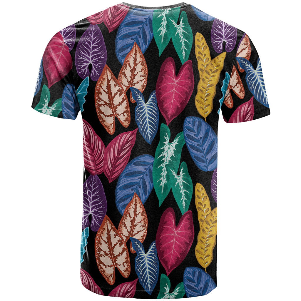 Hawaii Colorful Tropical Leaves T Shirt LT01 - Polynesian Pride