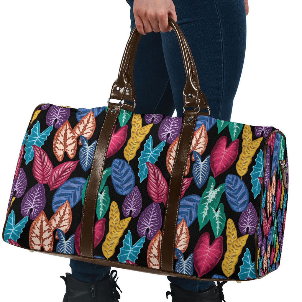 Hawaii Colorful Tropical Leaves Travel Bag LT01 - Polynesian Pride