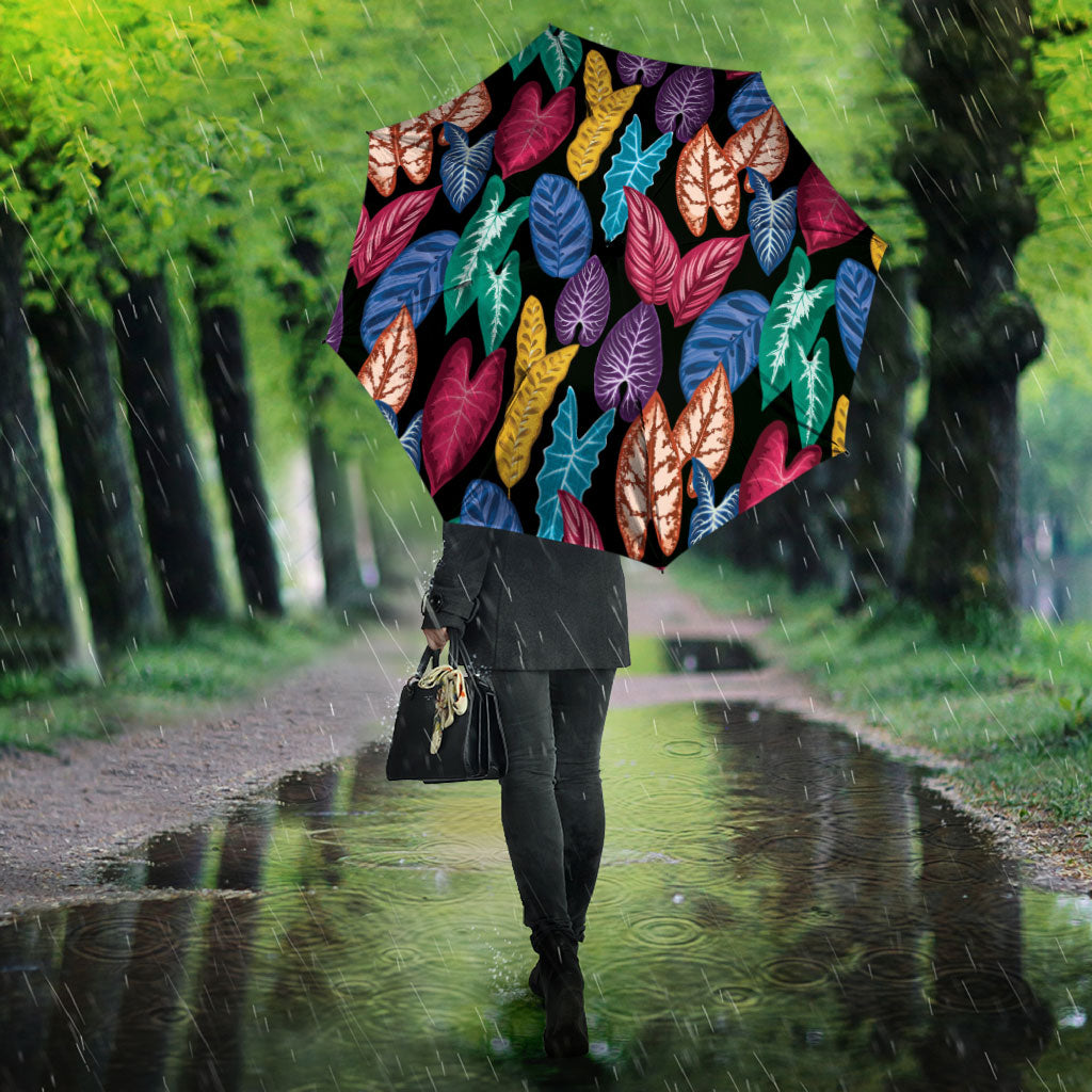 Hawaii Colorful Tropical Leaves Umbrella LT01 - Polynesian Pride