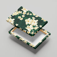Hawaii Hibiscus Plumeria Green Canvas Wall Art Polynesian Pattern LT01 - Polynesian Pride