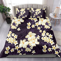 Hawaii Hibiscus Plumeria Purple Bedding Set Polynesian Pattern LT01 - Polynesian Pride