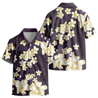 Hawaii Hibiscus Plumeria Purple Kid Hawaiian Shirt Polynesian Pattern