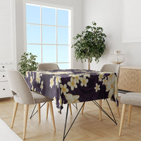 Hawaii Hibiscus Plumeria Purple Tablecloth Polynesian Pattern LT01 - Polynesian Pride