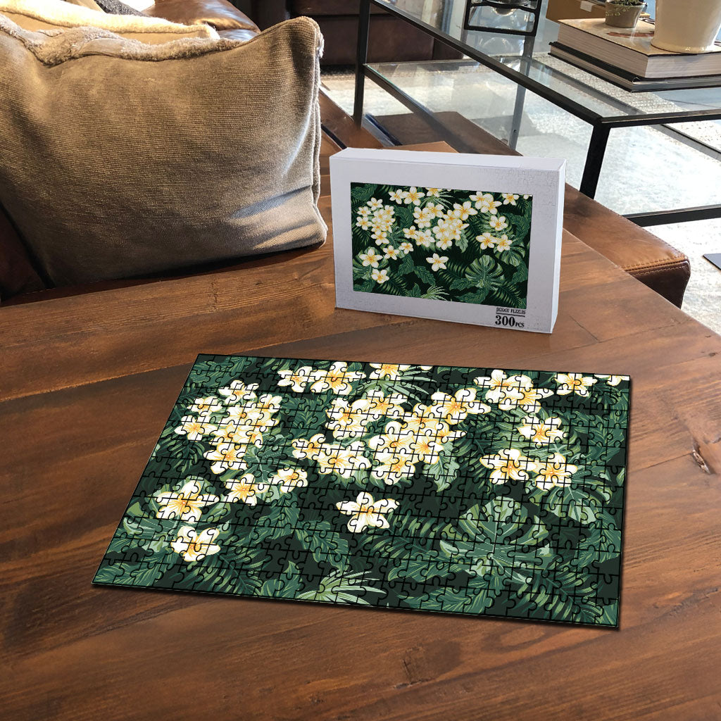 Hawaii Plumeria Tropical Leaves Puzzle Monstera Calathea Palm Fronds