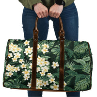 Hawaii Plumeria Tropical Leaves Travel Bag Monstera Calathea Palm Fronds