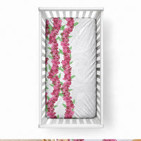 Hawaii Aalii Lei Baby Bed Cover Aalii Ku Makani LT01 28 × 52 in White - Polynesian Pride