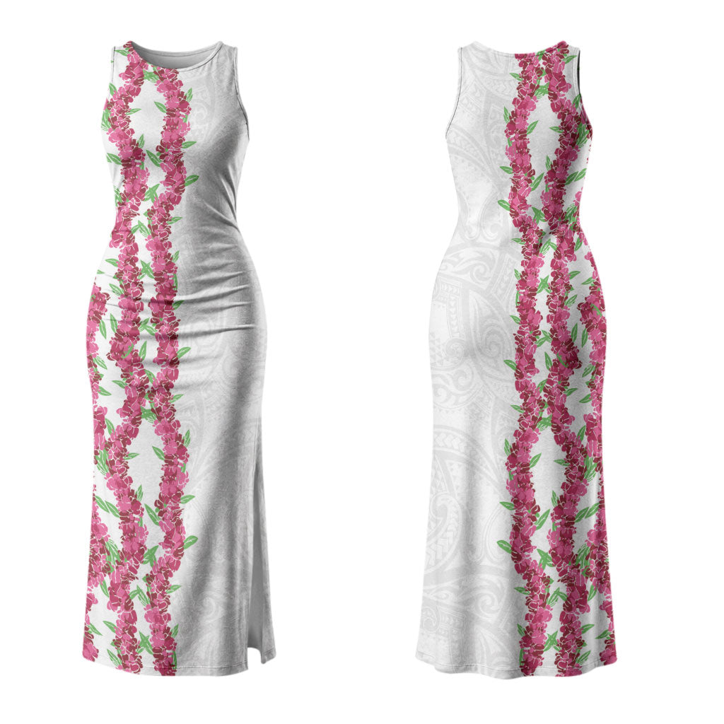Hawaii Aalii Lei Couples Matching Tank Maxi Dress and Long Sleeve Button Shirt Aalii Ku Makani