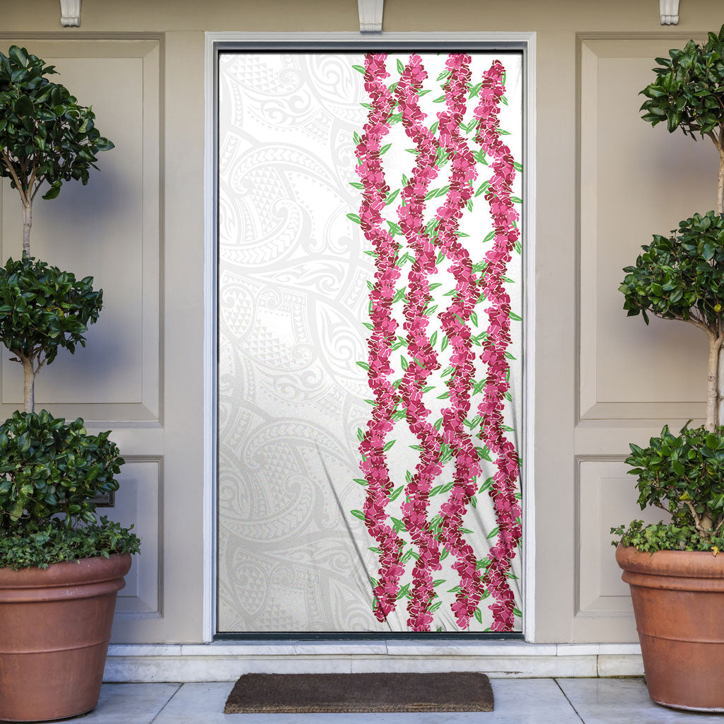 Hawaii Aalii Lei Door Cover Aalii Ku Makani