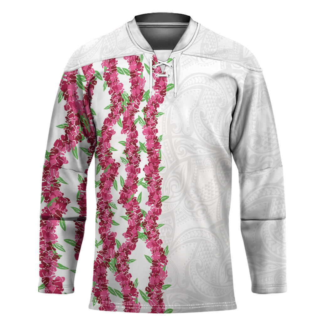 Hawaii Aalii Lei Hockey Jersey Aalii Ku Makani