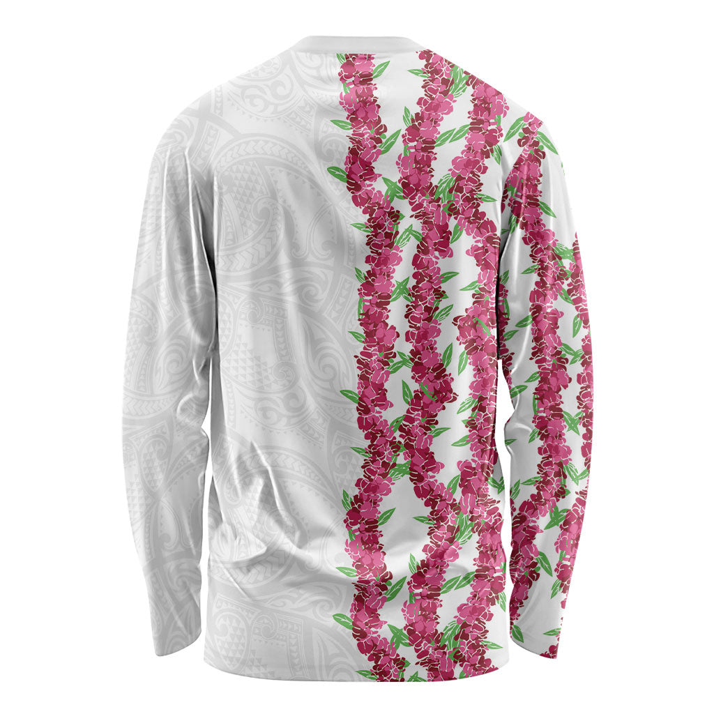 Hawaii Aalii Lei Long Sleeve Shirt Aalii Ku Makani