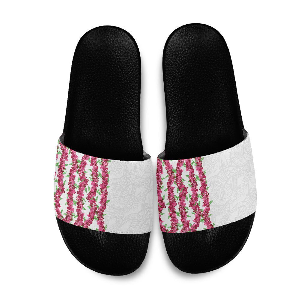 Hawaii Aalii Lei Slide Sandals Aalii Ku Makani