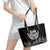 New Zealand Rugby Leather Tote Bag NZ Opango Forever Silver Fern Heart LT01 - Polynesian Pride