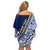 Nauru Independence Day Family Matching Off Shoulder Short Dress and Hawaiian Shirt Repubrikin Naoero Gods Will First LT01 - Polynesian Pride