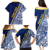 Nauru Independence Day Family Matching Puletasi Dress and Hawaiian Shirt Repubrikin Naoero Gods Will First LT01 - Polynesian Pride