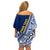 Nauru Independence Day Off Shoulder Short Dress Repubrikin Naoero Gods Will First LT01 - Polynesian Pride