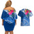 Kosrae Constitution Day Couples Matching Off Shoulder Short Dress and Hawaiian Shirt Kusaie Special Style LT01 - Polynesian Pride