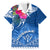 Kosrae Constitution Day Family Matching Mermaid Dress and Hawaiian Shirt Kusaie Special Style LT01 Dad's Shirt - Short Sleeve Blue - Polynesian Pride