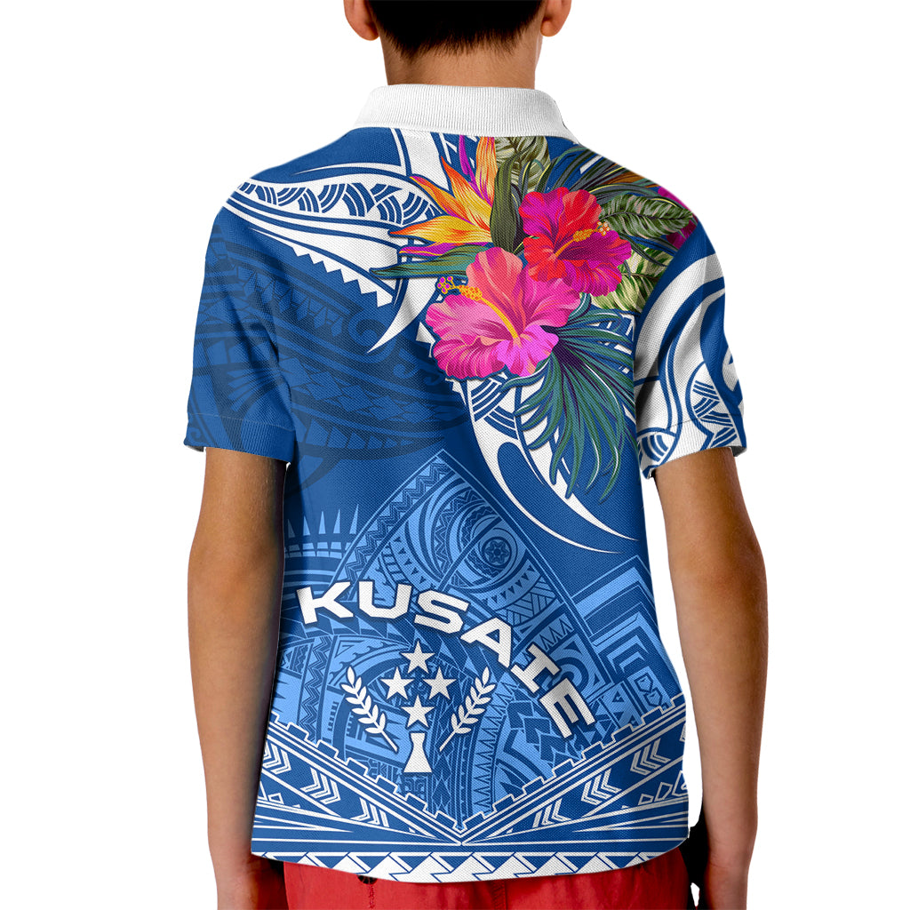 Kosrae Constitution Day Kid Polo Shirt Kusaie Special Style LT01 - Polynesian Pride