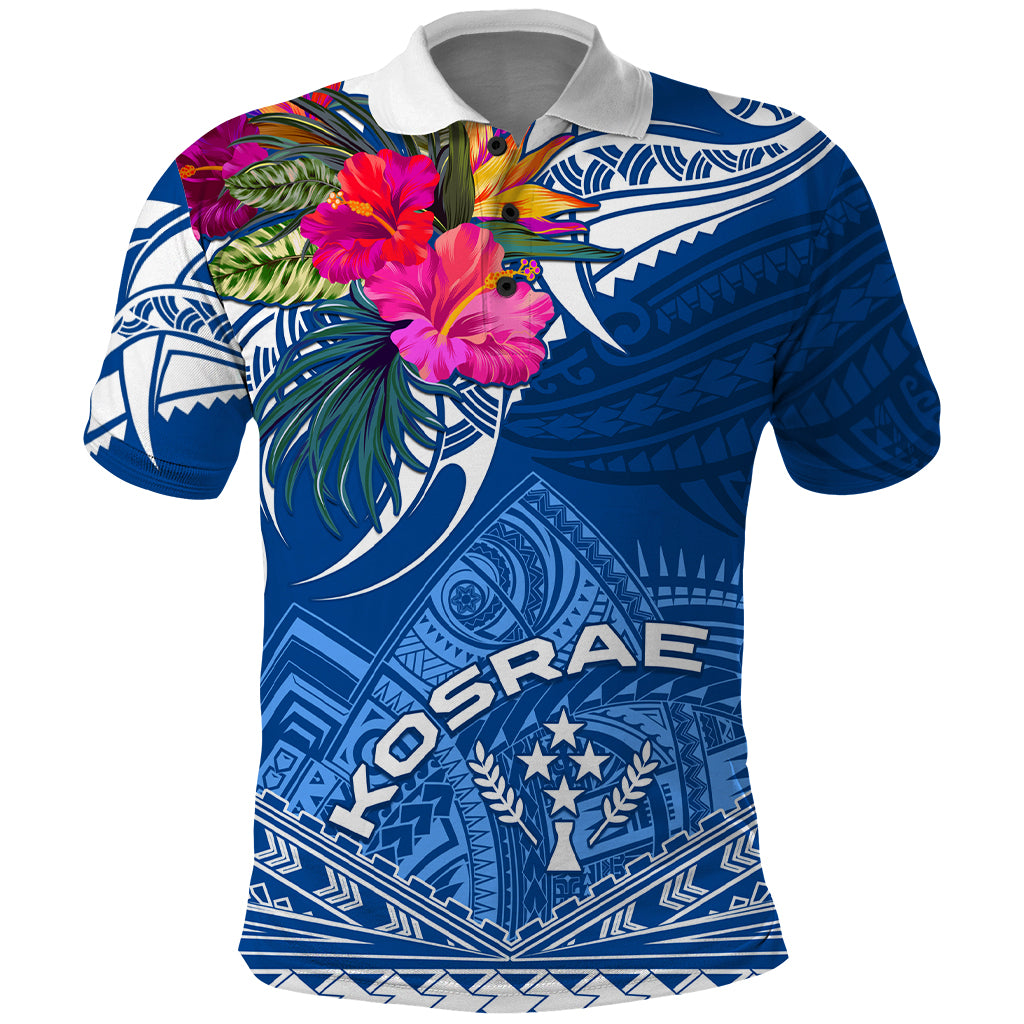 Kosrae Constitution Day Polo Shirt Kusaie Special Style LT01 Blue - Polynesian Pride