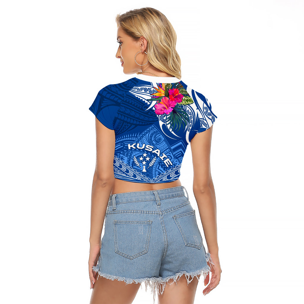 Kosrae Constitution Day Raglan Cropped T Shirt Kusaie Special Style LT01 - Polynesian Pride