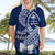 Hafa Adai Guam Hawaiian Shirt Polynesian Floral Blue Pattern LT01 - Polynesian Pride